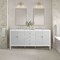 James Martin Vanities 72'' Double Vanity, Bright White w/ 3 CM White Zeus Quartz Top 485-V72-BW-3WZ - alternate 5